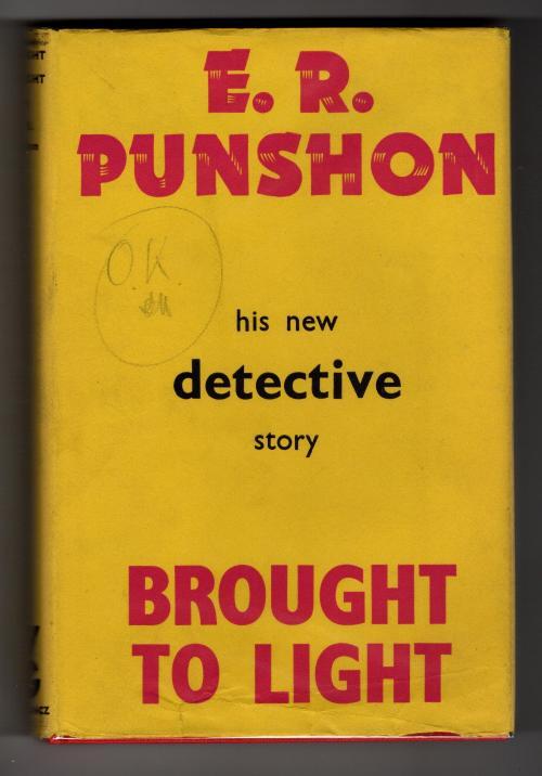 Brought to Light by E. R. Punshon (First Edition) Gollancz File Copy