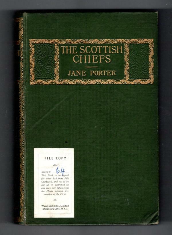 The Scottish Chiefs by Jane Porter (File Copy)