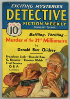 Detective Fiction Weekly Apr 18 1936 Pulp V.E. Pyles Cvr; Carroll John Daly