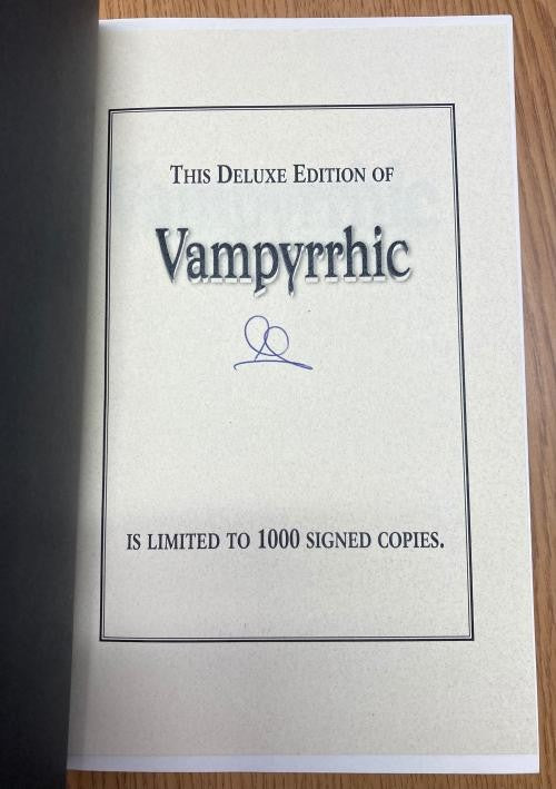 Vampyrrhic by Simon Clark (Signed, Limited)