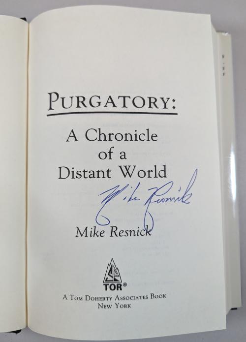 Purgatory: A Chronicle of a Distant World by Mike Resnick (First Edition) Signed