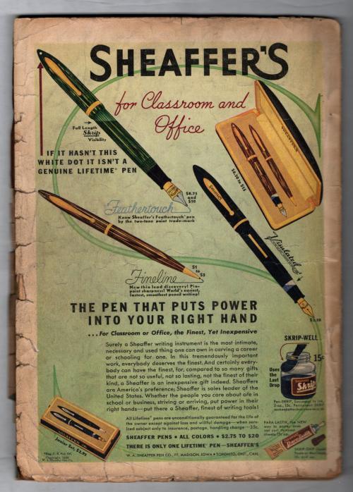 Detective Fiction Weekly Nov 19 1938 Hugh B. Cave; Stookie Allen