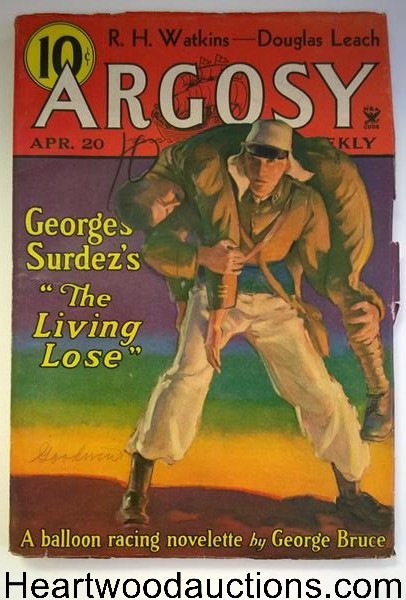 "Argosy" April 20 1935 Ray Cummings; Max Brand - High Grade