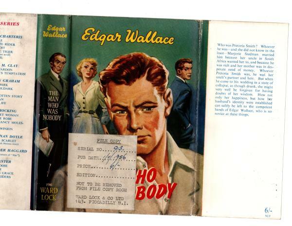 The Man Who Was Nobody by Edgar Wallace
