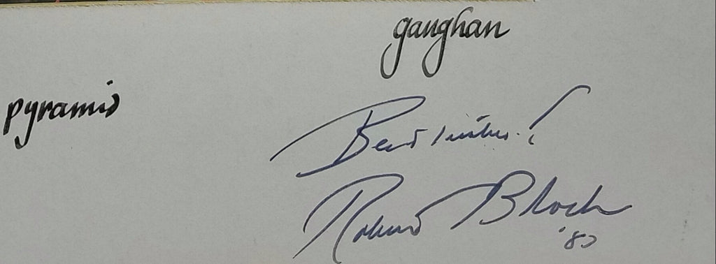 Jack Gaughan Prelim for Robert Bloch's Tales in a Jugular Vein Signed by Bloch