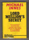 Lord Mullion's Secret by Michael Innes (First UK Edition) Gollancz File Copy