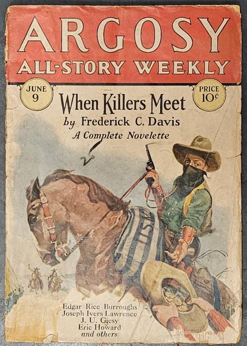 Complete Serial Burroughs The Apache Devil Argosy May - June 1928 - Pulp