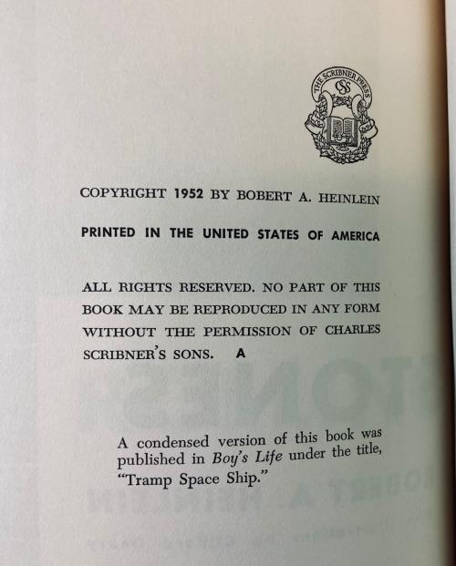 The Rolling Stones by Robert A. Heinlein (First Edition) Clifford Geary Art