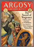 Argosy Dec 22, 1928 cool Medieval swordsman Cvr
