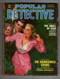Popular Detective Jan 1951 Pulp Belarski Cvr; Ray Cummings; Stewart Sterling