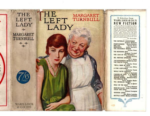 The Left Lady by Margaret Turnbull (First Edition) Abbey Cvr, Ward File Copy