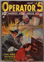 Operator #5 Jan 1935 John Howitt Cover; J. Fleming Gould - Trimmed