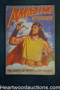 "Amazing Stories" November 1947 Giants of Mongo Cvr