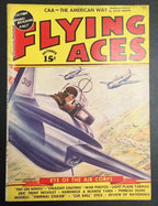 Flying Aces Oct 1940 Pulp Schomburg Cover Art