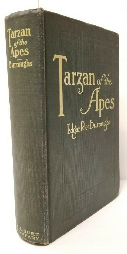 Tarzan of the Apes by Edgar Rice Burroughs First Burt reprint w/DJ