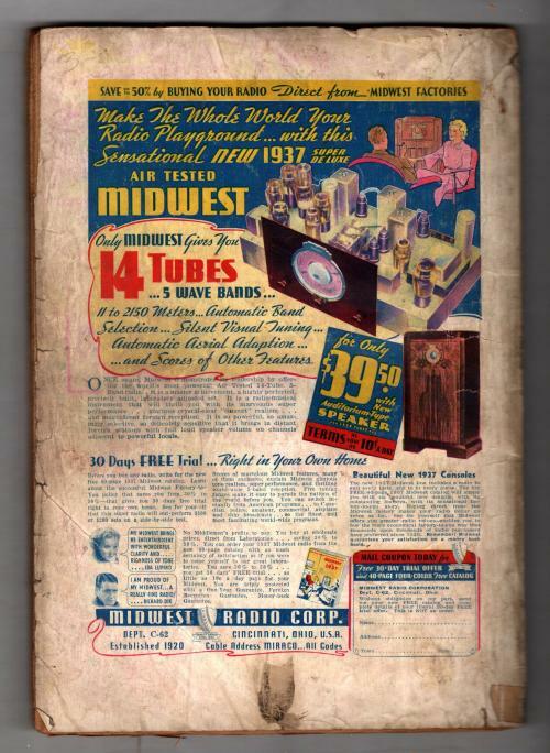 The Lone Eagle Sep 1936 Pulp Frandzen Cvr