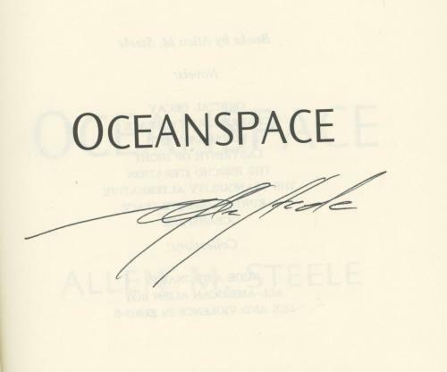 Ocean Space by Allen Steele (First Edition) Signed