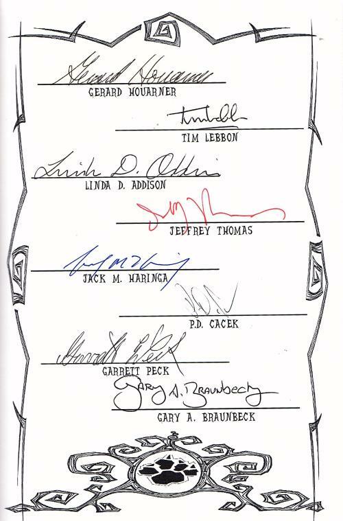 Traveling Circus of Wonders by Gerard Houarner (Editor) Limited Signed