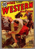 Dime Western Aug 1937 Pulp Walt Coburn; Ray Nafziger; Peter Dawson; Harry F. ...