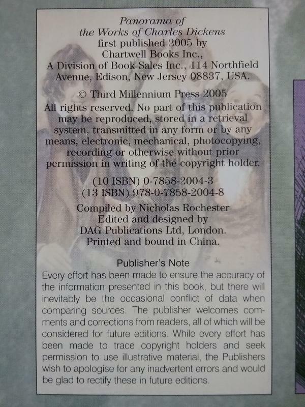 Panorama of the Works of Charles Dickens by Charles Dickens