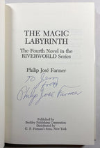 The Magic Labyrinth by Philip Jose Farmer (First Edition) Signed