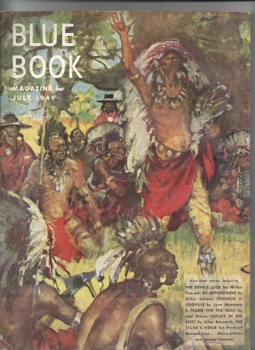 Blue Book Jul 1949 Clark Cvr; Jones; Sowden; Peacock; Barrett