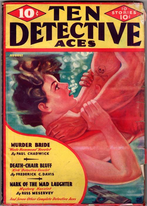 Ten Detective Aces Aug 1936 Pulp Volume 27 Issue 2
