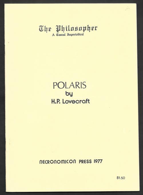 Polaris in the Philosopher by H. P. Lovecraft First Limited
