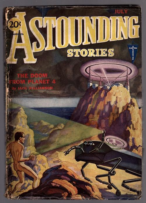 Astounding Stories July 1931 Wesso Cvr; Ray Cummmings; Jack Williamson