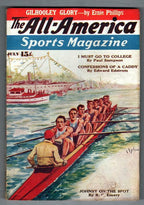All-America Sports Magazine Jul 1935 Rowing Cvr; R.G. Emery - Johnny on the Spot