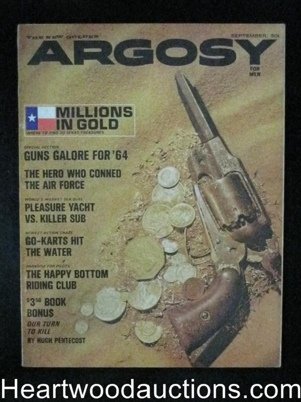 Argosy Sep 1963 George Gross,Hugh Pentecost - High Grade