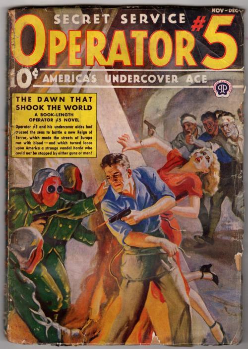 Operator #5 Nov-Dec 1938 GG Cover by Howitt - Pulp