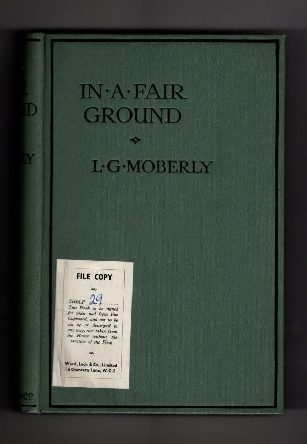 In a Fair Ground by L.G. Moberly (First Edition) Hubin Listed