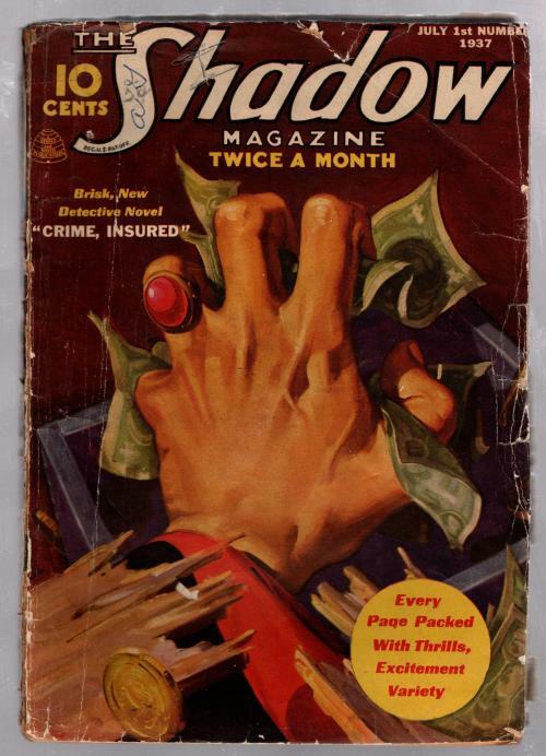 The Shadow  Jul 01, 1937  George Rozen Cover Art