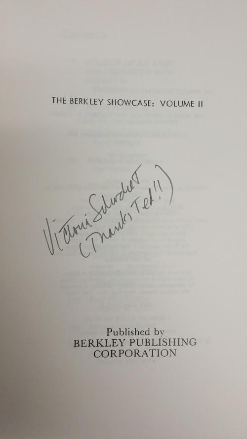 The Berkley Showcase: Volume 2 Victoria Schochet & John Silbersack (Editors) ...