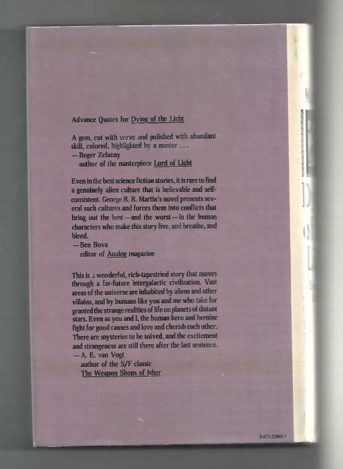 Dying of the Light by George R. R. Martin (First Edition) Signed