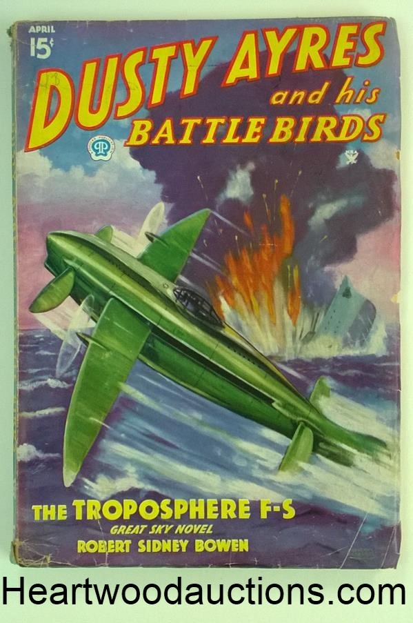 Dusty Ayres Apr 1935 Frederick Blakeslee Cover; "The Troposphere F-S"