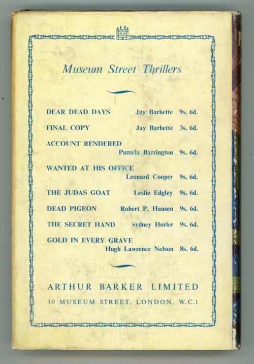 Prelude to Murder by Norman Leslie (First Edition)