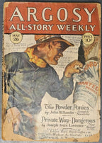 Complete Serial Burroughs The Apache Devil Argosy May - June 1928 - Pulp