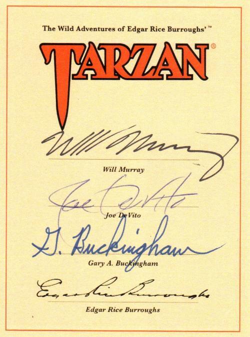 Tarzan Return to Pal-ul-don (First Edition) Signed