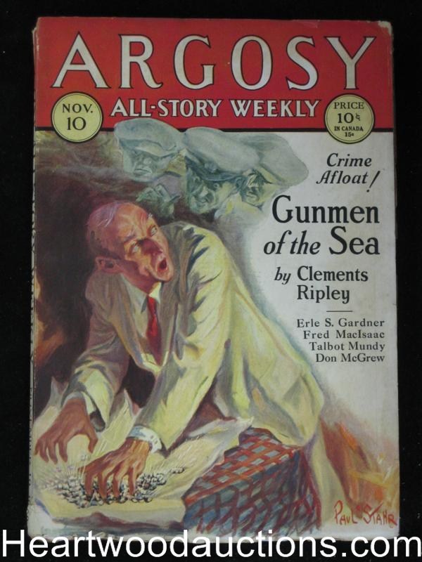 Argosy Nov 10, 1928 Erle Stanley Gardner, Talbot Mundy