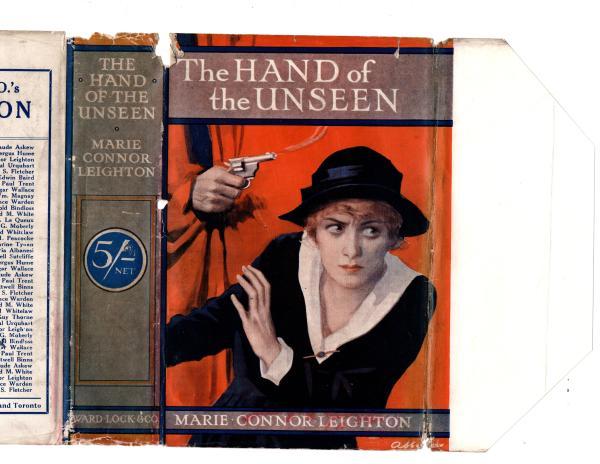 The Hand of the Unseen by Marie Connor Leighton (First Edition) Rare DJ Publi...