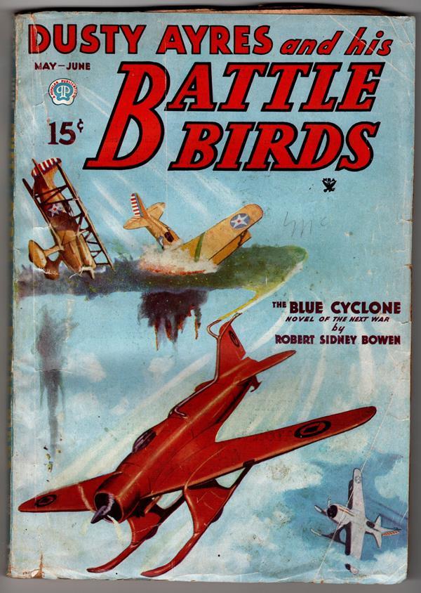 Dusty Ayres May-Jun 1935 Frederick Blakeslee Cover; "The Blue Cyclone"