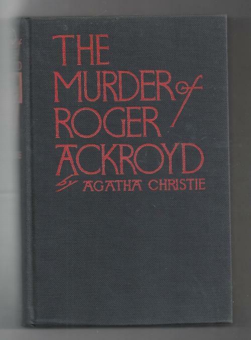 The Murder of Roger Ackroyd by Agatha Christie (Grosset & Dunlap) Haycraft-Queen