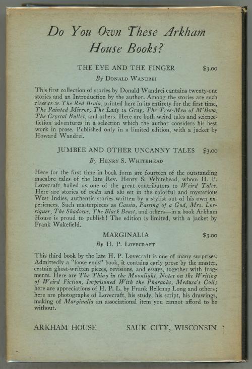 Lost Worlds by Clark Ashton Smith (First Edition)