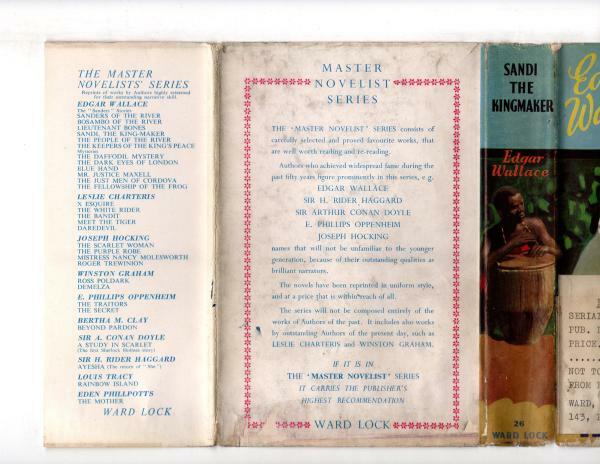 Sandi, the King Maker by Edgar Wallace (File Copy)