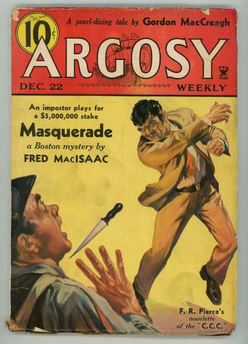 Argosy Dec 22, 1934 Paul Stahr Cover Art