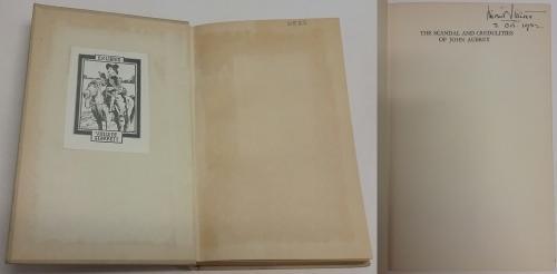 The Scandal and Credulities of John Aubrey by John Collier (1st UK) Signed St...
