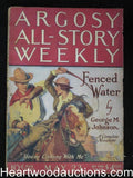 Argosy May 23, 1925 Women with a Whip Cvr, Hopalong Cassidy, Criag Kennedy