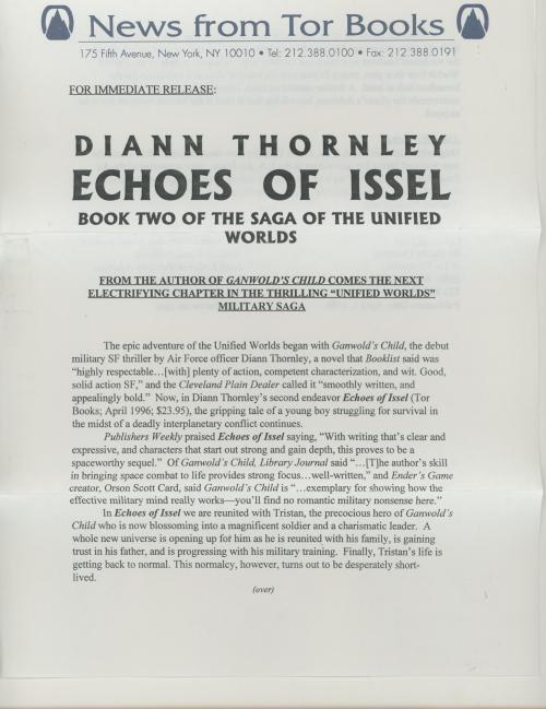 Echoes of Issel by Diann Thornley (First Edition)